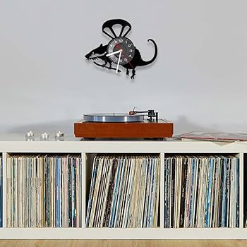 Amazon.com: Timethink 12'' Banksy Rat LED Wall Art Clock